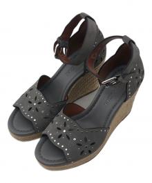 COACH（コーチ）の古着「ウェッジソールサンダル」｜グレー×ナチュラル