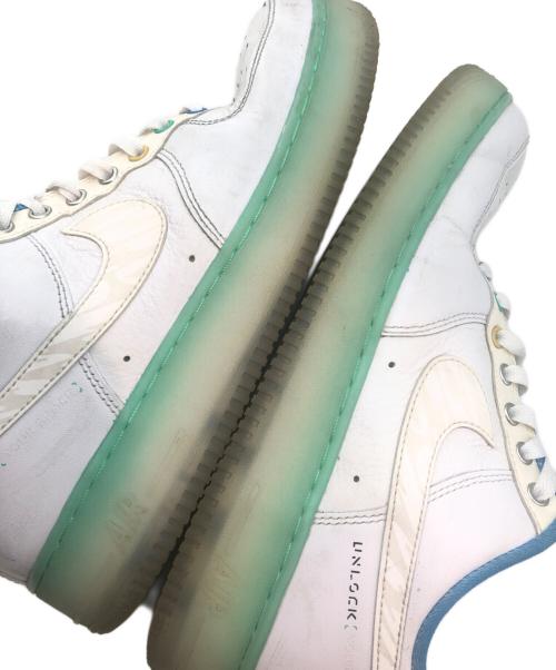 NIKE（ナイキ）NIKE (ナイキ) スニーカー　Air Force 1 Low ホワイト×グリーン サイズ:27㎝の古着・服飾アイテム