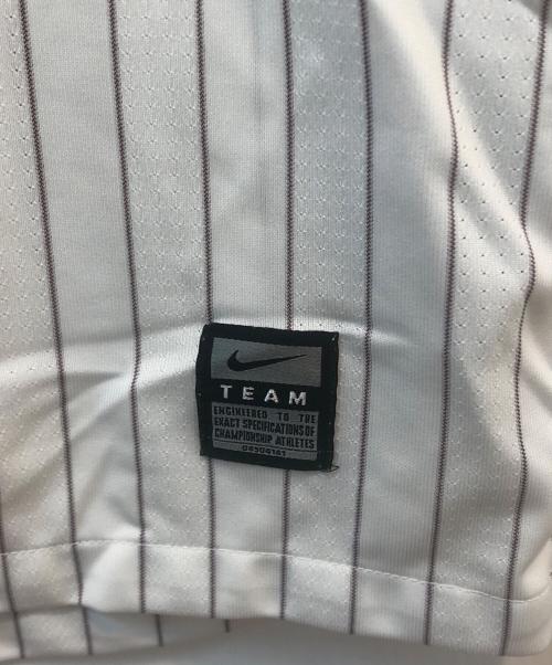 NIKE（ナイキ）NIKE (ナイキ) ゲームシャツ ストライプ アーセナル 09/10 ホワイト サイズ:Lの古着・服飾アイテム