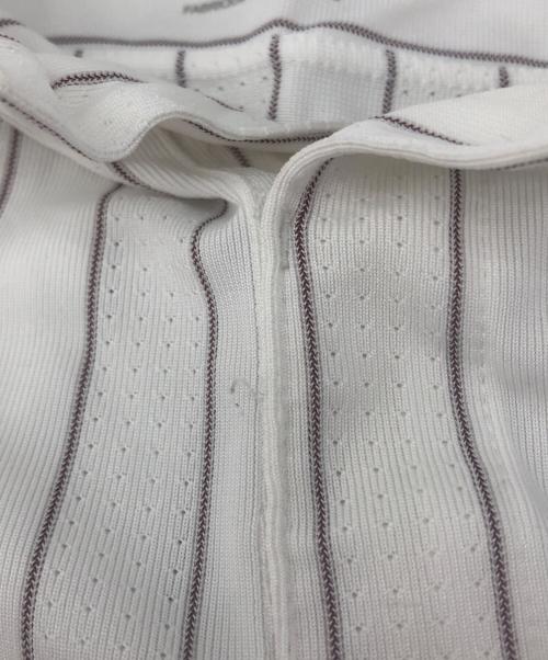 NIKE（ナイキ）NIKE (ナイキ) ゲームシャツ ストライプ アーセナル 09/10 ホワイト サイズ:Lの古着・服飾アイテム