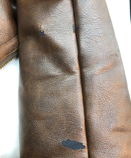 AGED AVIATOR（エイジド アヴィエーター）AGED AVIATOR (エイジド アヴィエーター) 裏ボアジャケット ブラウン サイズ:Fの古着・服飾アイテム