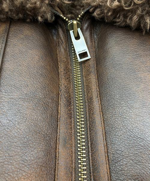 AGED AVIATOR（エイジド アヴィエーター）AGED AVIATOR (エイジド アヴィエーター) 裏ボアジャケット ブラウン サイズ:Fの古着・服飾アイテム