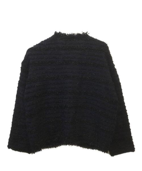 SOEJU（ソージュ）SOEJU (ソージュ) ツイードジャケット ネイビー サイズ:Fの古着・服飾アイテム