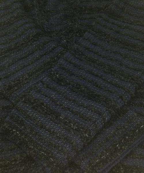 SOEJU（ソージュ）SOEJU (ソージュ) ツイードジャケット ネイビー サイズ:Fの古着・服飾アイテム