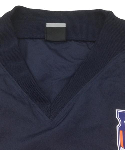 UNDER ARMOUR（アンダーアーマー）UNDER ARMOUR (アンダーアーマー) セットアップトレーニングシャツ ネイビー×オレンジ サイズ: XXLの古着・服飾アイテム