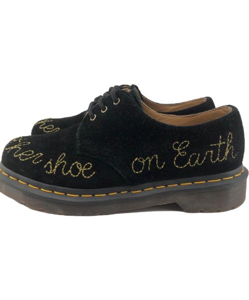 Dr.Martens（ドクターマーチン）Dr.Martens (ドクターマーチン) 3ホールブーツ 	スウェード ブラック サイズ:UK5の古着・服飾アイテム