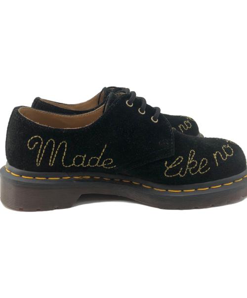 Dr.Martens（ドクターマーチン）Dr.Martens (ドクターマーチン) 3ホールブーツ 	スウェード ブラック サイズ:UK5の古着・服飾アイテム