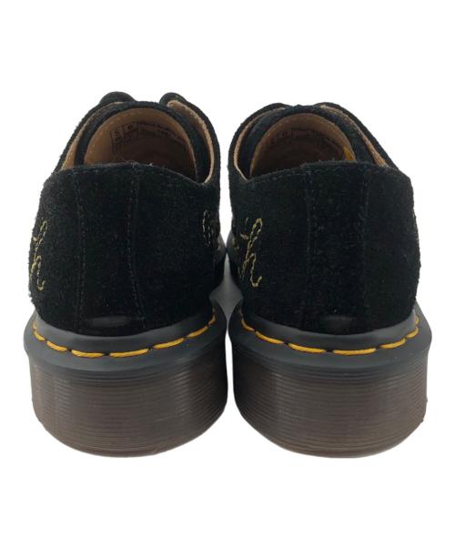 Dr.Martens（ドクターマーチン）Dr.Martens (ドクターマーチン) 3ホールブーツ 	スウェード ブラック サイズ:UK5の古着・服飾アイテム