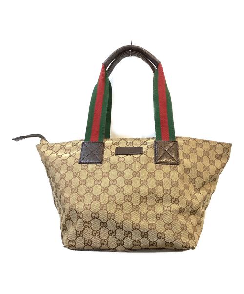 GUCCI（グッチ）GUCCI (グッチ) GGキャンバスシェリーライントートの古着・服飾アイテム