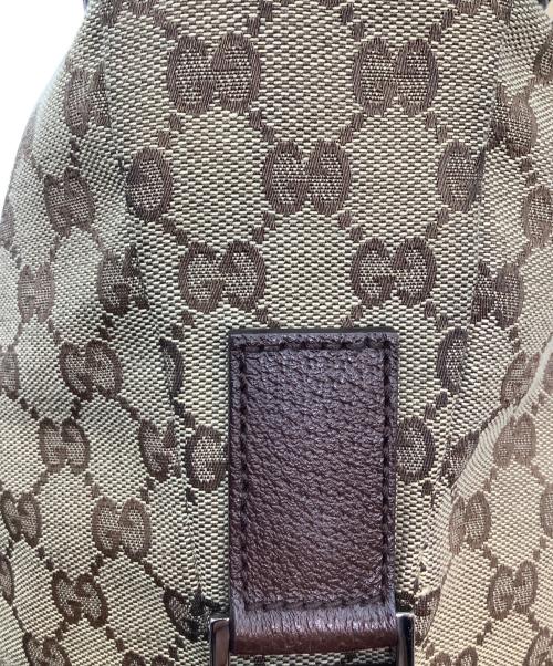 GUCCI（グッチ）GUCCI (グッチ) ショルダーバッグ　GG ブラウンの古着・服飾アイテム