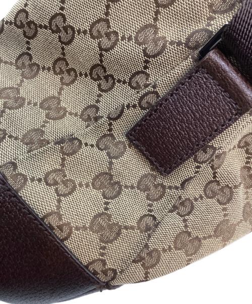 GUCCI（グッチ）GUCCI (グッチ) ショルダーバッグ　GG ブラウンの古着・服飾アイテム