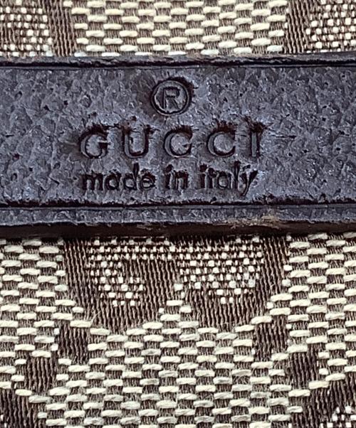 GUCCI（グッチ）GUCCI (グッチ) ショルダーバッグ　GG ブラウンの古着・服飾アイテム