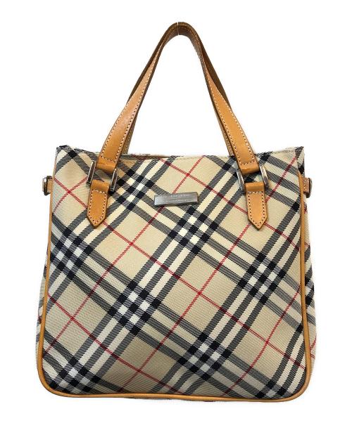 BURBERRY BLACK LABEL（バーバリーブラックレーベル）BURBERRY BLACK LABEL (バーバリーブラックレーベル) ハンドバッグ　ノバチェック ベージュ サイズ:記載なしの古着・服飾アイテム