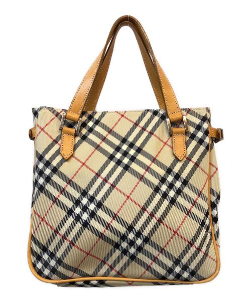BURBERRY BLACK LABEL（バーバリーブラックレーベル）BURBERRY BLACK LABEL (バーバリーブラックレーベル) ハンドバッグ　ノバチェック ベージュ サイズ:記載なしの古着・服飾アイテム