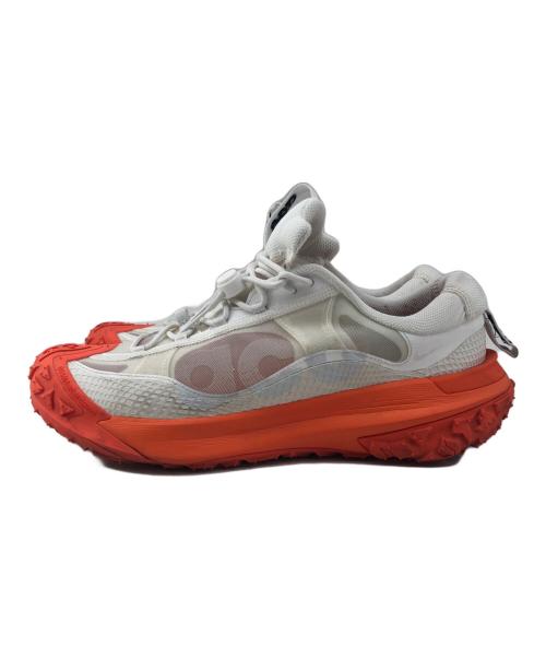 NIKE ACG（ナイキエーシージー）NIKE ACG (ナイキエーシージー) ローカットスニーカー ホワイト×オレンジ サイズ:29cmの古着・服飾アイテム