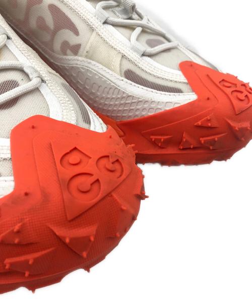 NIKE ACG（ナイキエーシージー）NIKE ACG (ナイキエーシージー) ローカットスニーカー ホワイト×オレンジ サイズ:29cmの古着・服飾アイテム