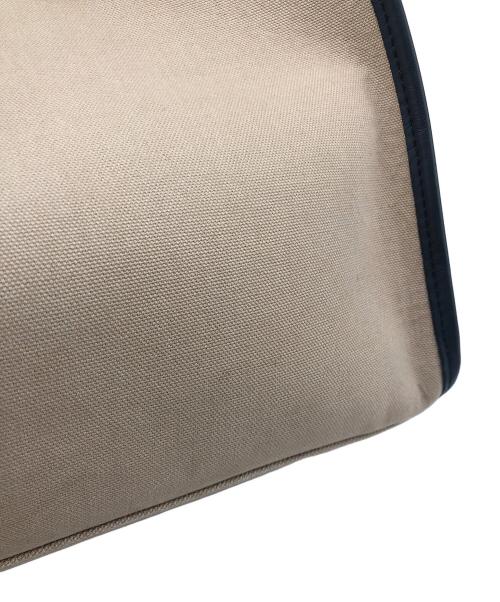 GIANNI CHIARINI（ジャンニ キアリーニ）GIANNI CHIARINI (ジャンニ キアリーニ) トートバッグ ベージュ×ブラックの古着・服飾アイテム