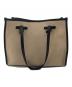 GIANNI CHIARINI (ジャンニ キアリーニ) トートバッグ ベージュ×ブラック：6000円