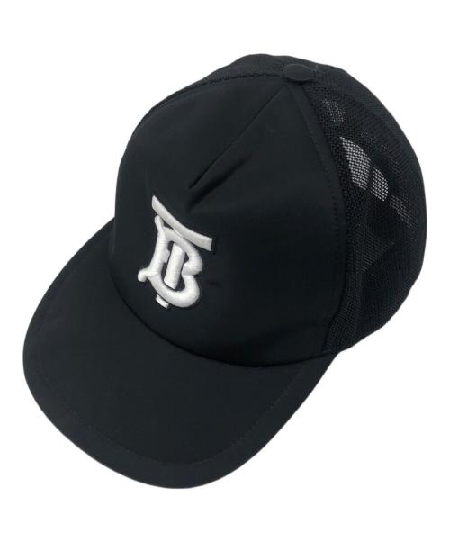 BURBERRY（バーバリー）BURBERRY (バーバリー) ベースボールキャップ ブラック サイズ:58-59の古着・服飾アイテム