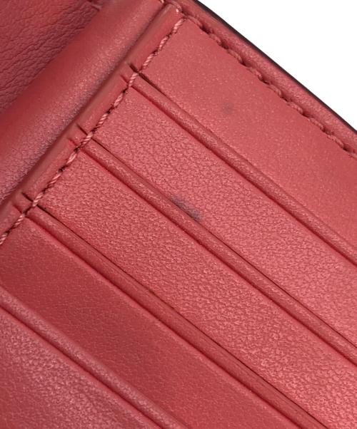 COACH（コーチ）COACH (コーチ) 2つ折り財布 ピンク×ベージュの古着・服飾アイテム
