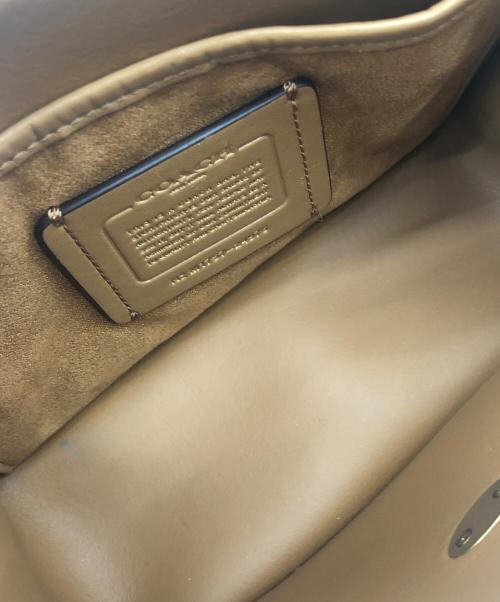 COACH（コーチ）COACH (コーチ) チェーンショルダーバッグ ベージュの古着・服飾アイテム