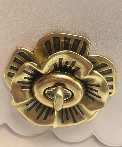 COACH（コーチ）COACH (コーチ) チェーンショルダーバッグ ベージュの古着・服飾アイテム