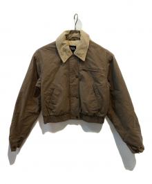 ZARA（ザラ）の古着「クロップドジャケット」｜ベージュ