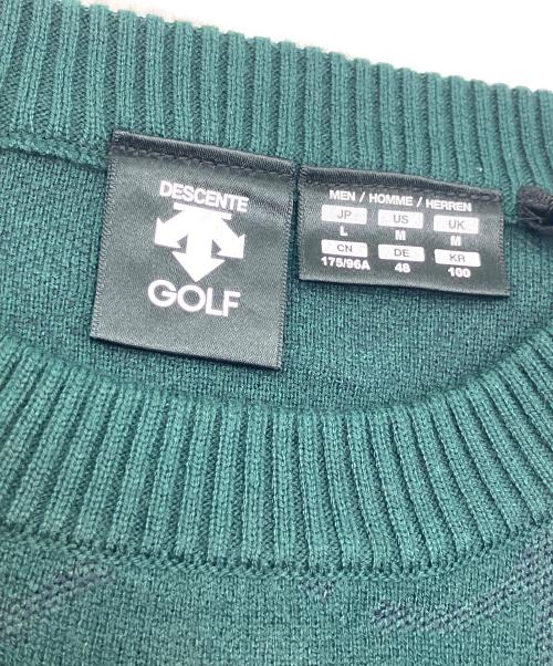 DESCENTE（デサント）DESCENTE (デサント) ゴルフウェア(トップス) グリーン サイズ:L 未使用品の古着・服飾アイテム