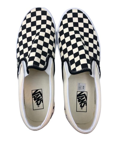 VANS（ヴァンズ）VANS (ヴァンズ) スリッポン ホワイト×ブラック サイズ:27㎝の古着・服飾アイテム