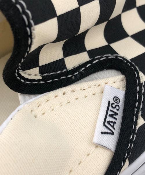 VANS（ヴァンズ）VANS (ヴァンズ) スリッポン ホワイト×ブラック サイズ:27㎝の古着・服飾アイテム