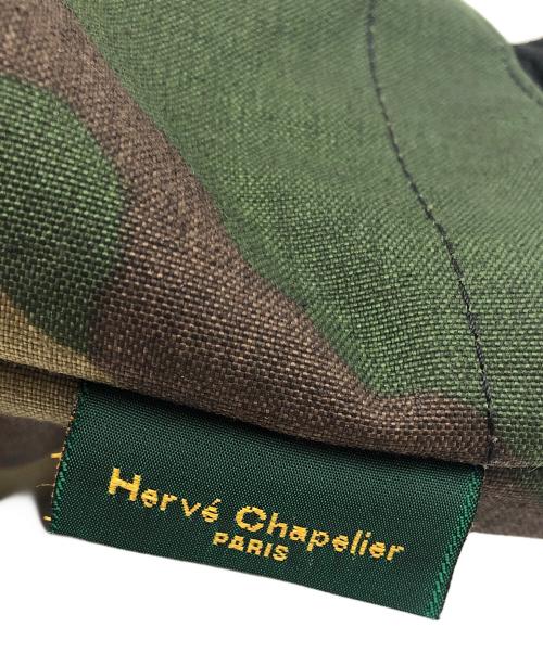 Herve Chapelier（エルベシャプリエ）Herve Chapelier (エルベシャプリエ) ハンドバッグ グリーン×カーキの古着・服飾アイテム