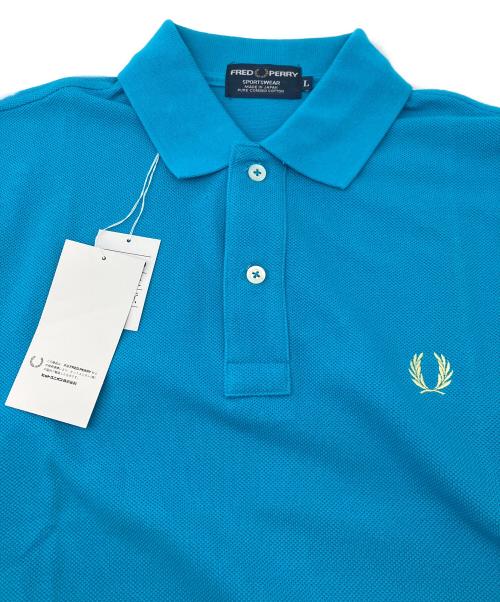 FRED PERRY（フレッドペリー）FRED PERRY (フレッドペリー) ポロシャツ ブルー サイズ:Ｌ 未使用品の古着・服飾アイテム