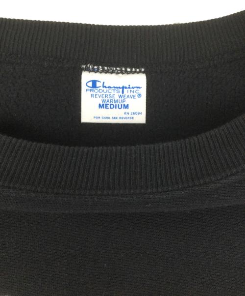Champion REVERSE WEAVE（チャンピオン リバース ウィーブ）Champion REVERSE WEAVE (チャンピオン リバース ウィーブ) スウェット ブラック サイズ:Mの古着・服飾アイテム