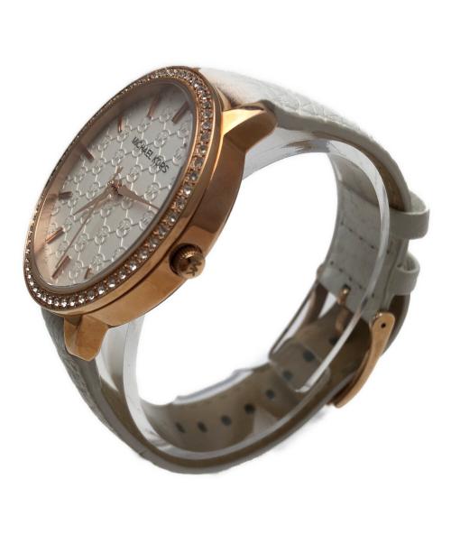 MICHAEL KORS（マイケルコース）MICHAEL KORS (マイケルコース) リストウォッチ ホワイトの古着・服飾アイテム
