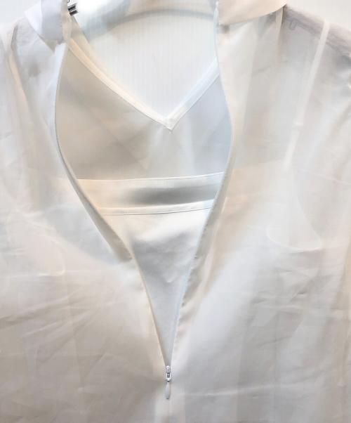 CELFORD（セルフォード）CELFORD (セルフォード) 半袖ブラウス ホワイト サイズ: 38の古着・服飾アイテム
