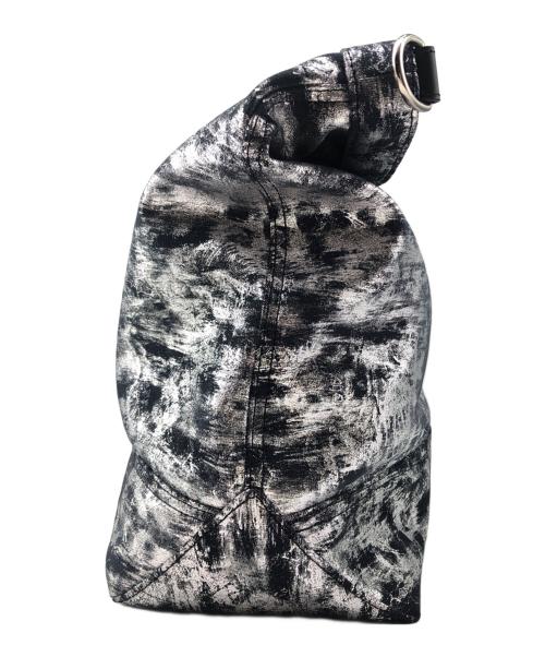 MANIUNO（マニウノ）MANIUNO (マニウノ) ショルダーバッグ グレー×ブラック 未使用品の古着・服飾アイテム