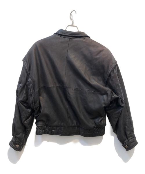 ROBERT COMSTOCK（ロバートコムストック）ROBERT COMSTOCK (ロバートコムストック) レザージャケット ブラック サイズ:Lの古着・服飾アイテム