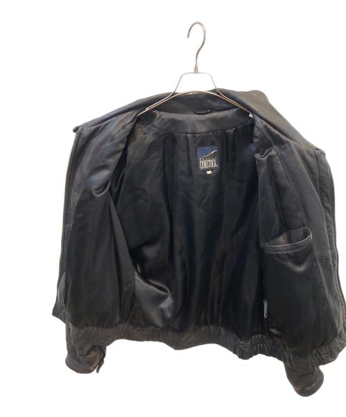 ROBERT COMSTOCK（ロバートコムストック）ROBERT COMSTOCK (ロバートコムストック) レザージャケット ブラック サイズ:Lの古着・服飾アイテム