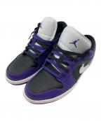 NIKEナイキ）の古着「Air Jordan 1 Low」｜パープル×ブラック