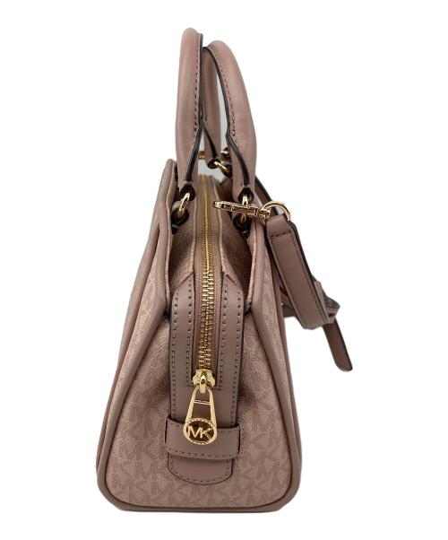 MICHAEL KORS（マイケル・コース）MICHAEL KORS (マイケル・コース) 2WAYバッグ ピンクの古着・服飾アイテム