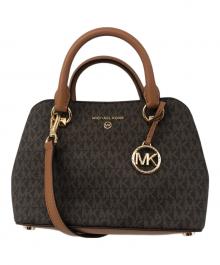 MICHAEL KORS（マイケル・コース）の古着「2WAYバッグ　サッチェル」｜ブラウン
