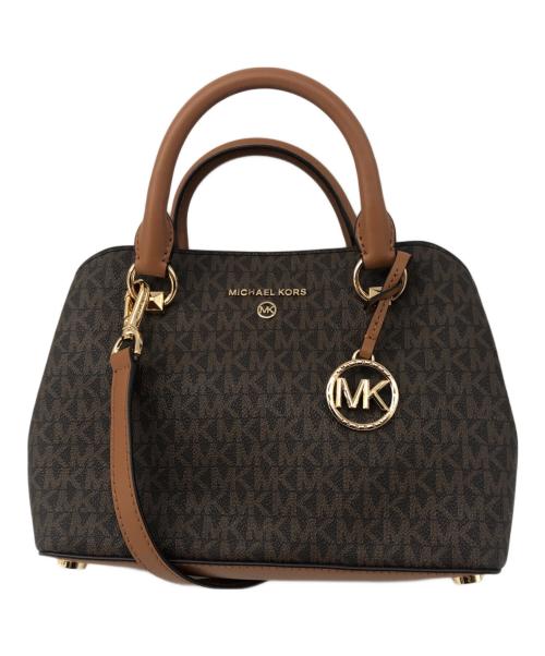 MICHAEL KORS（マイケル・コース）MICHAEL KORS (マイケル・コース) 2WAYバッグ　サッチェル ブラウン サイズ:記載なしの古着・服飾アイテム
