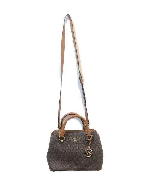MICHAEL KORS（マイケル・コース）MICHAEL KORS (マイケル・コース) 2WAYバッグ　サッチェル ブラウン サイズ:記載なしの古着・服飾アイテム