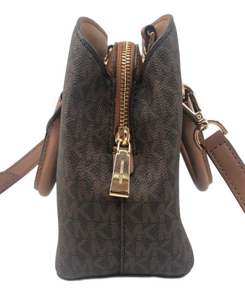 MICHAEL KORS（マイケル・コース）MICHAEL KORS (マイケル・コース) 2WAYバッグ　サッチェル ブラウン サイズ:記載なしの古着・服飾アイテム