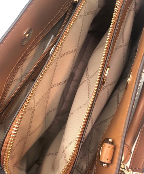 MICHAEL KORS（マイケル・コース）MICHAEL KORS (マイケル・コース) 2WAYバッグ　サッチェル ブラウン サイズ:記載なしの古着・服飾アイテム