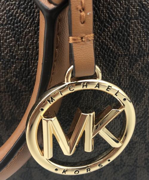 MICHAEL KORS（マイケル・コース）MICHAEL KORS (マイケル・コース) 2WAYバッグ　サッチェル ブラウン サイズ:記載なしの古着・服飾アイテム