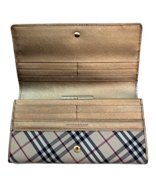 BURBERRY（バーバリー）BURBERRY (バーバリー) 長財布　ノバチェック ベージュの古着・服飾アイテム