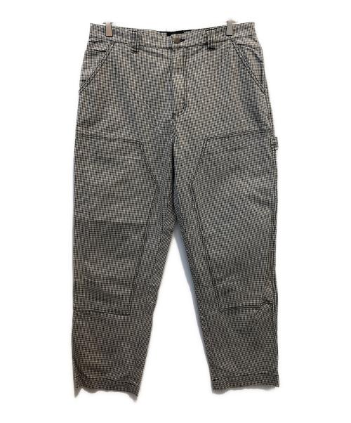 stussy（ステューシー）stussy (ステューシー) ダブルニーワークパンツ ブラック サイズ:34の古着・服飾アイテム