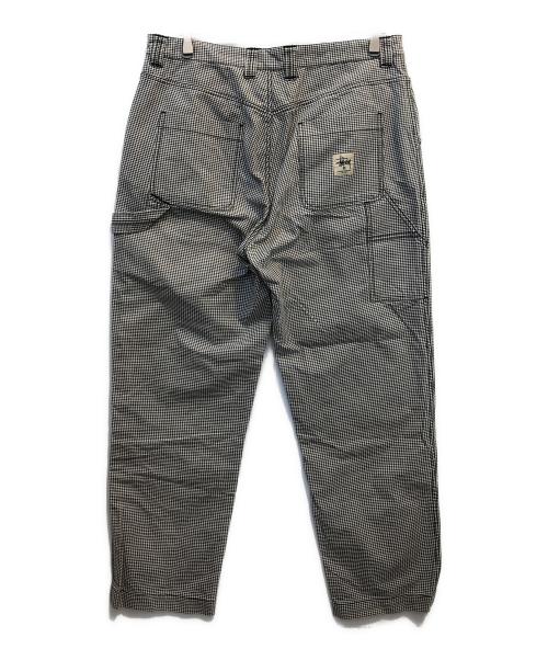 stussy（ステューシー）stussy (ステューシー) ダブルニーワークパンツ ブラック サイズ:34の古着・服飾アイテム