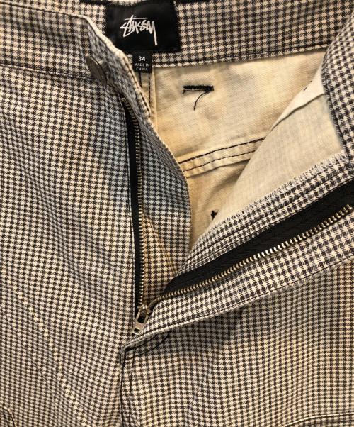 stussy（ステューシー）stussy (ステューシー) ダブルニーワークパンツ ブラック サイズ:34の古着・服飾アイテム